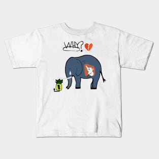 The pineapple elephant is dead Kids T-Shirt